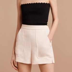🕯️ Aritzia High Waist Cream Shorts